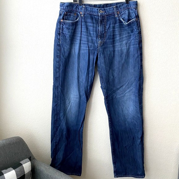 Lucky Brand Mens Original Straight Fit Jeans 7M10381Medium Wash Size 38x34